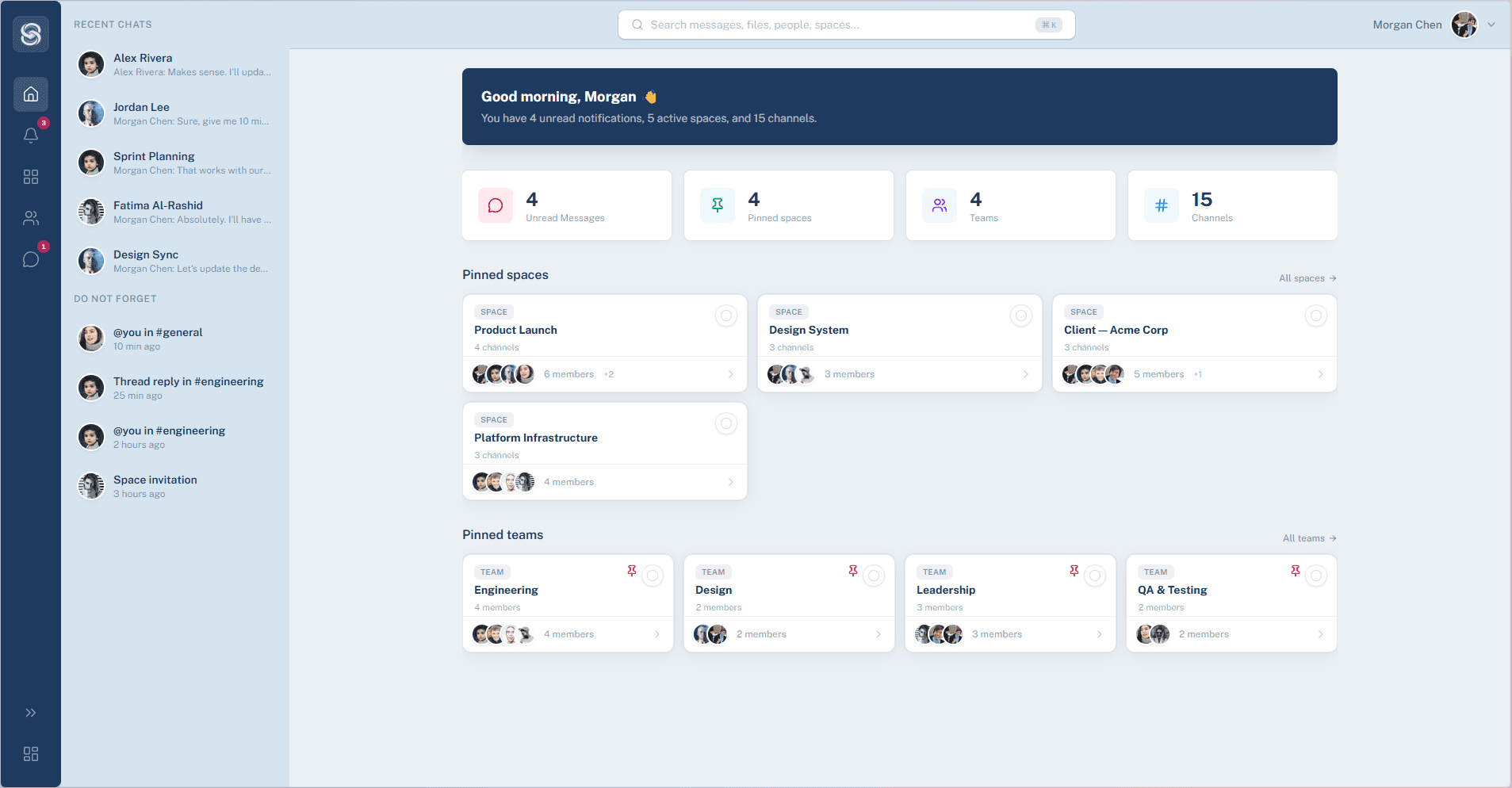 Collaboration product screenshot